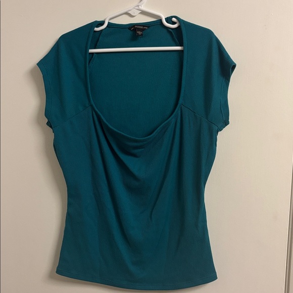 Guess Teal Women's Top - Picture 1 of 8